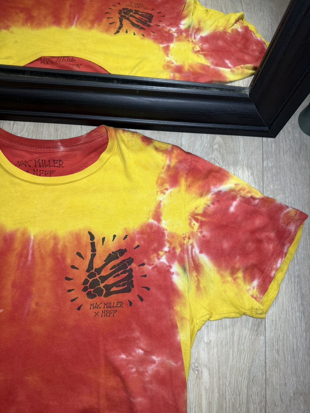 NEFF × Vintage Vintage / Y2K Rare Grail Mac Miller X Neff Skeleton Thumbs Size US L / EU 52-54 / 3 - 4 Thumbnail