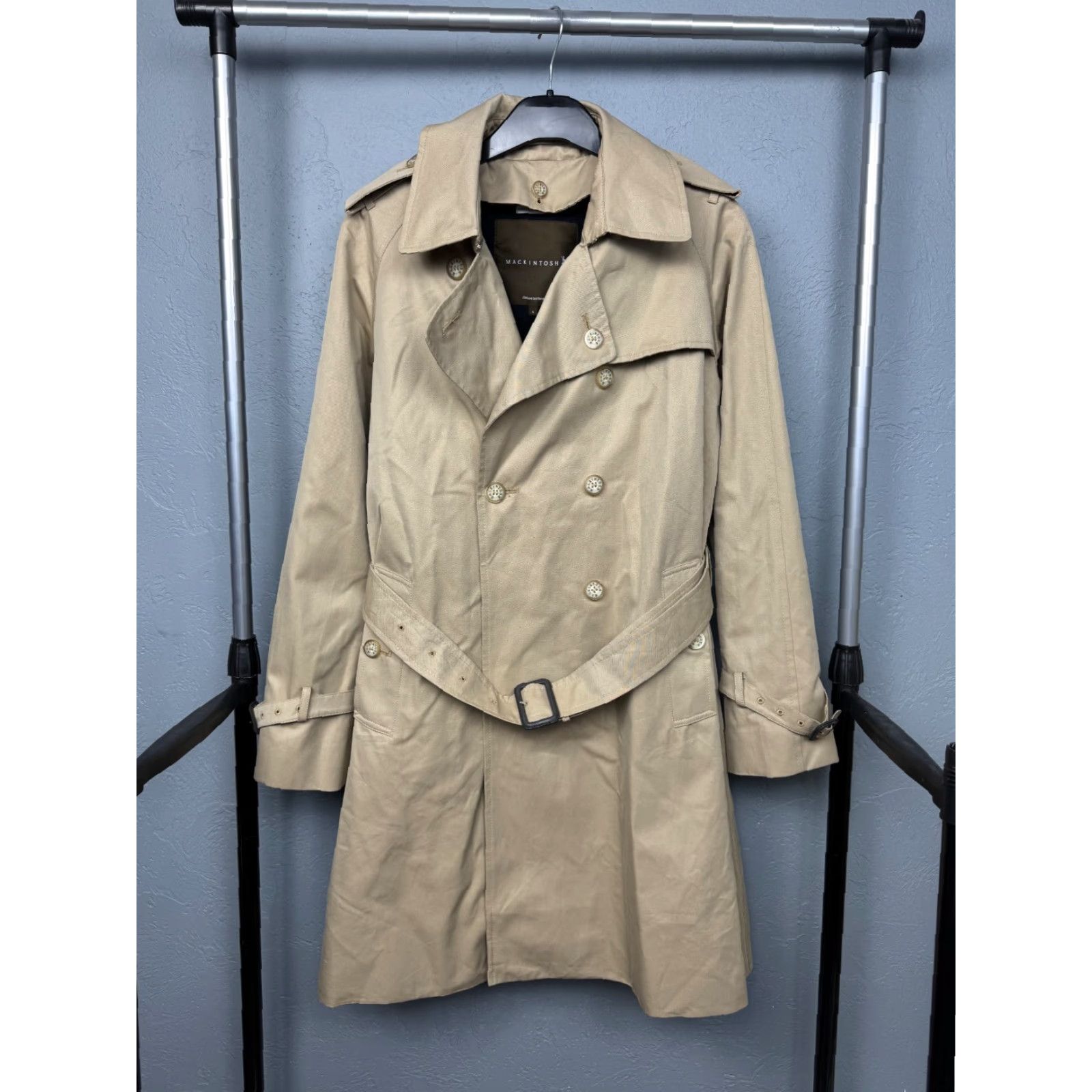 Mackintosh Mackintosh Trench Coat Jacket Womens with removable lining S Beige Popular UK Brand 90s Event style: Trench Coat Womens Medium? Size S / US 4 / IT 40 - 3 Thumbnail