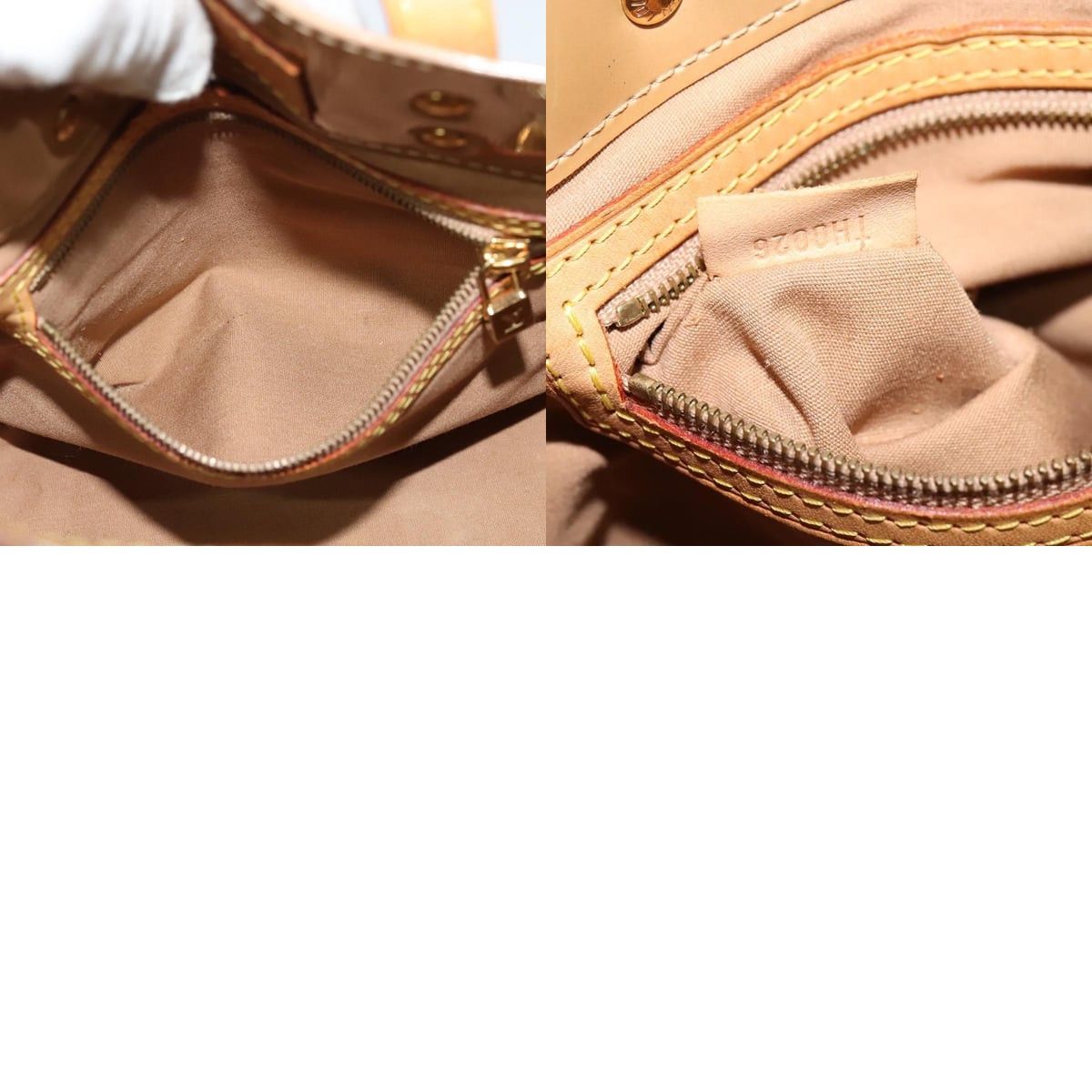 Louis Vuitton LOUIS VUITTON Monogram Vernis Reade PM Hand Bag Noisette Size ONE SIZE - 12 Thumbnail