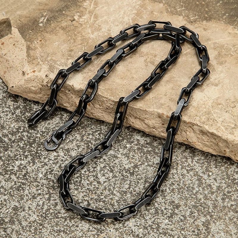 Other Motorcycle Retro Chain Link Necklace Accessories Chain Size ONE SIZE - 2 Thumbnail