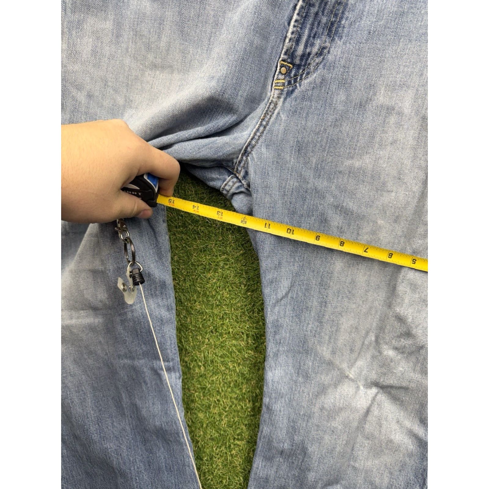 Polo Ralph Lauren Polo Ralph Lauren Jeans Mens 38x30 Light Wash Denim Vintage 67 Straight Leg 5-Pocket Logo Blue Cotton Regular 38 Mens Size US M / EU 48-50 / 2 - 3 Thumbnail