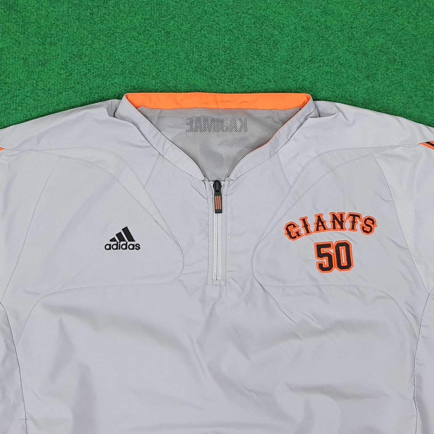 Adidas Vintage Adidas Giants MLB Sports Team Half Zipper C239N34 Size US XL / EU 56 / 4 - 2 Thumbnail