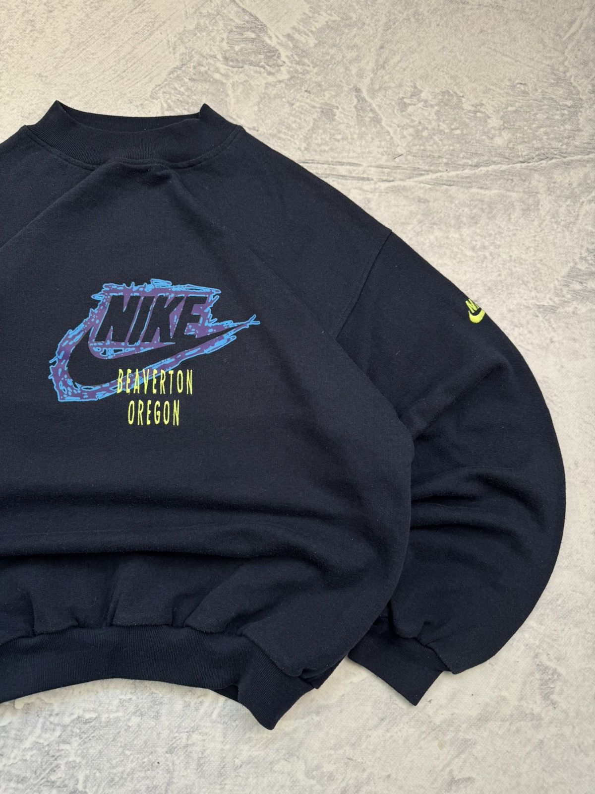 Nike × Vintage NIKE VINTAGE CENTER LOGO OVERSIZE BOXY SWEATSHIRT Size US M / EU 48-50 / 2 - 3 Thumbnail