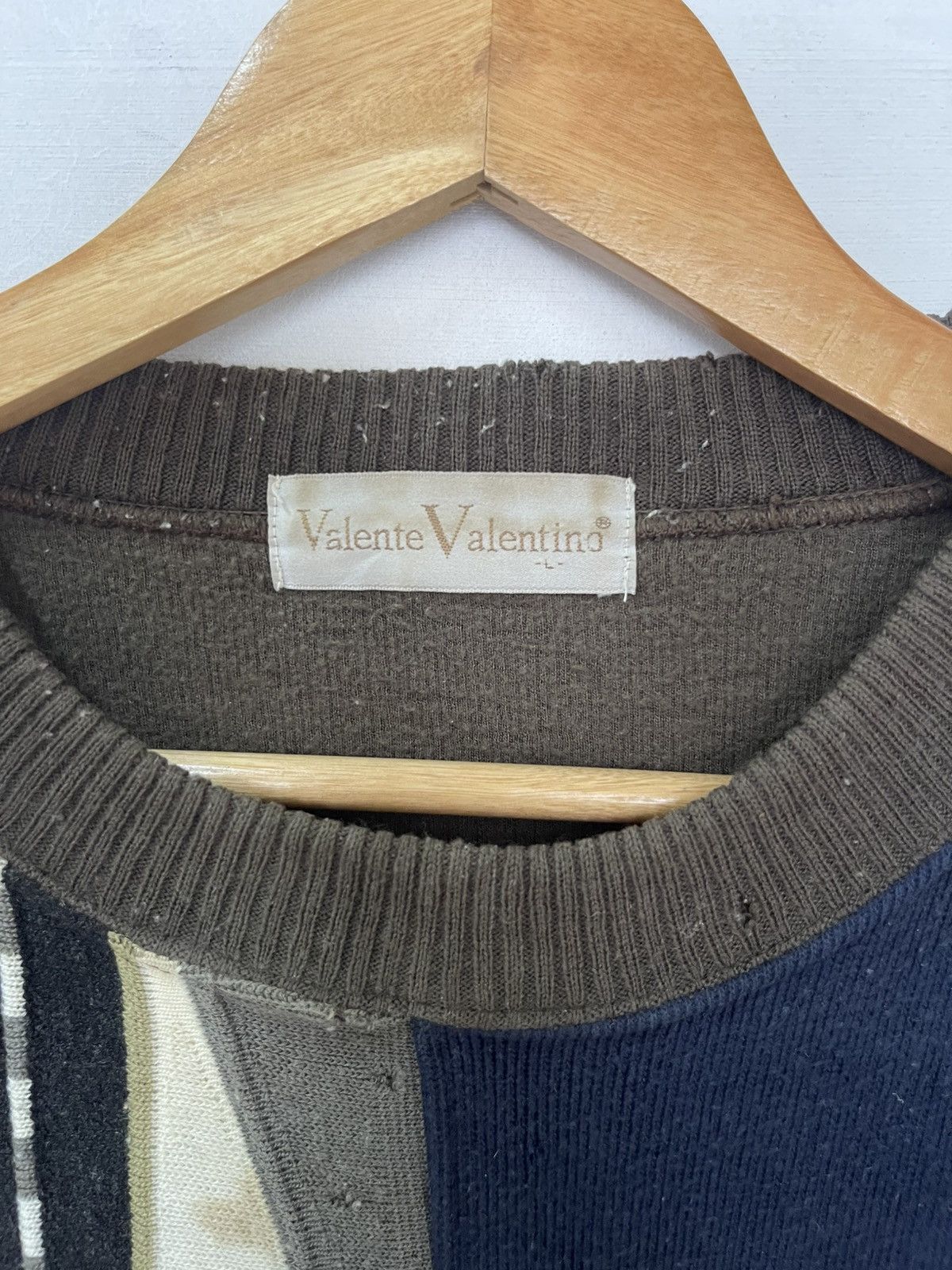 Valentino vintage valente valentino multicolour knittwear Size US L / EU 52-54 / 3 - 3 Thumbnail