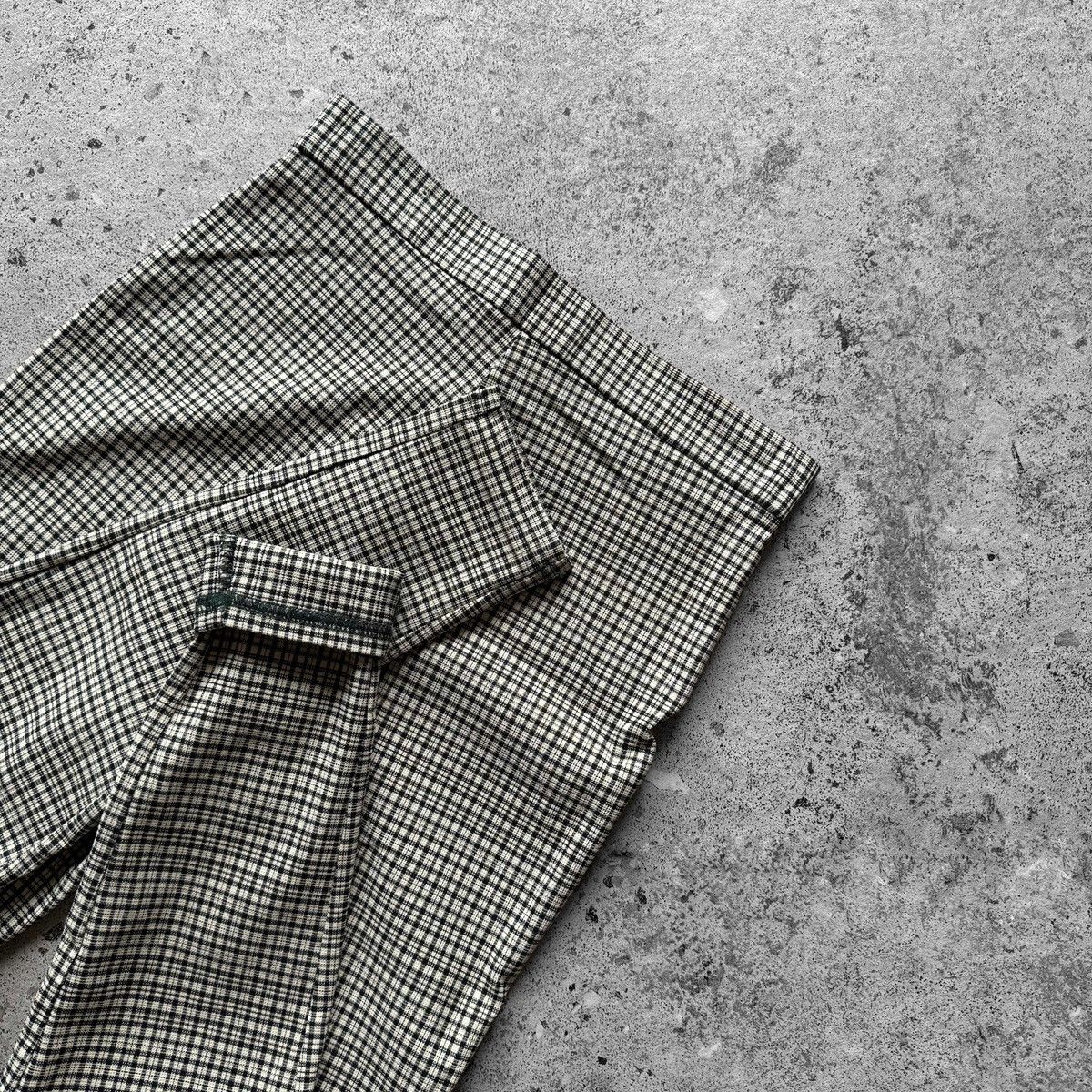 Designer × Zara Zara Womens Checkered Trousers Pants Zipper Closure Size 26" / US 2 / IT 38 - 4 Thumbnail