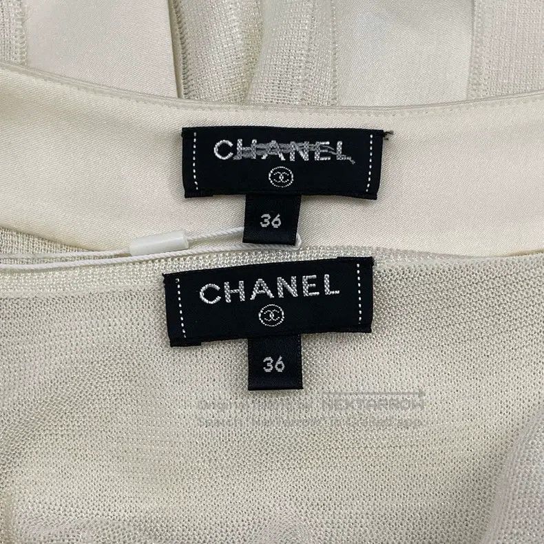 Chanel Chanel White two-piece suspender skirt with lining Size XS / US 0-2 / IT 36-38 - 5 Thumbnail