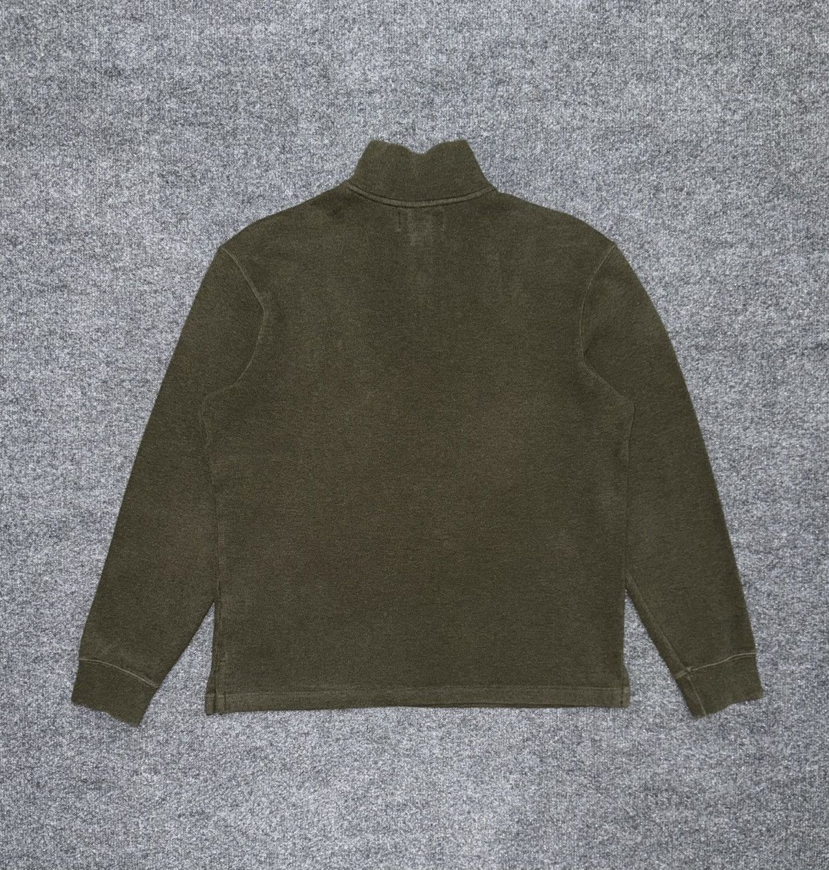 Polo Ralph Lauren Vintage Polo Ralph Lauren Quarter Zip Pullover Olive Green Size US M / EU 48-50 / 2 - 5 Thumbnail