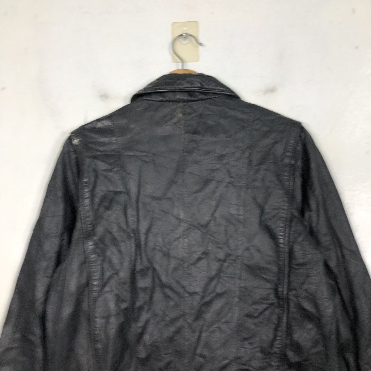 Japanese Brand 📌Vintage Biker Leather Jacket Partina Issey Miyake Size US M / EU 48-50 / 2 - 11 Thumbnail