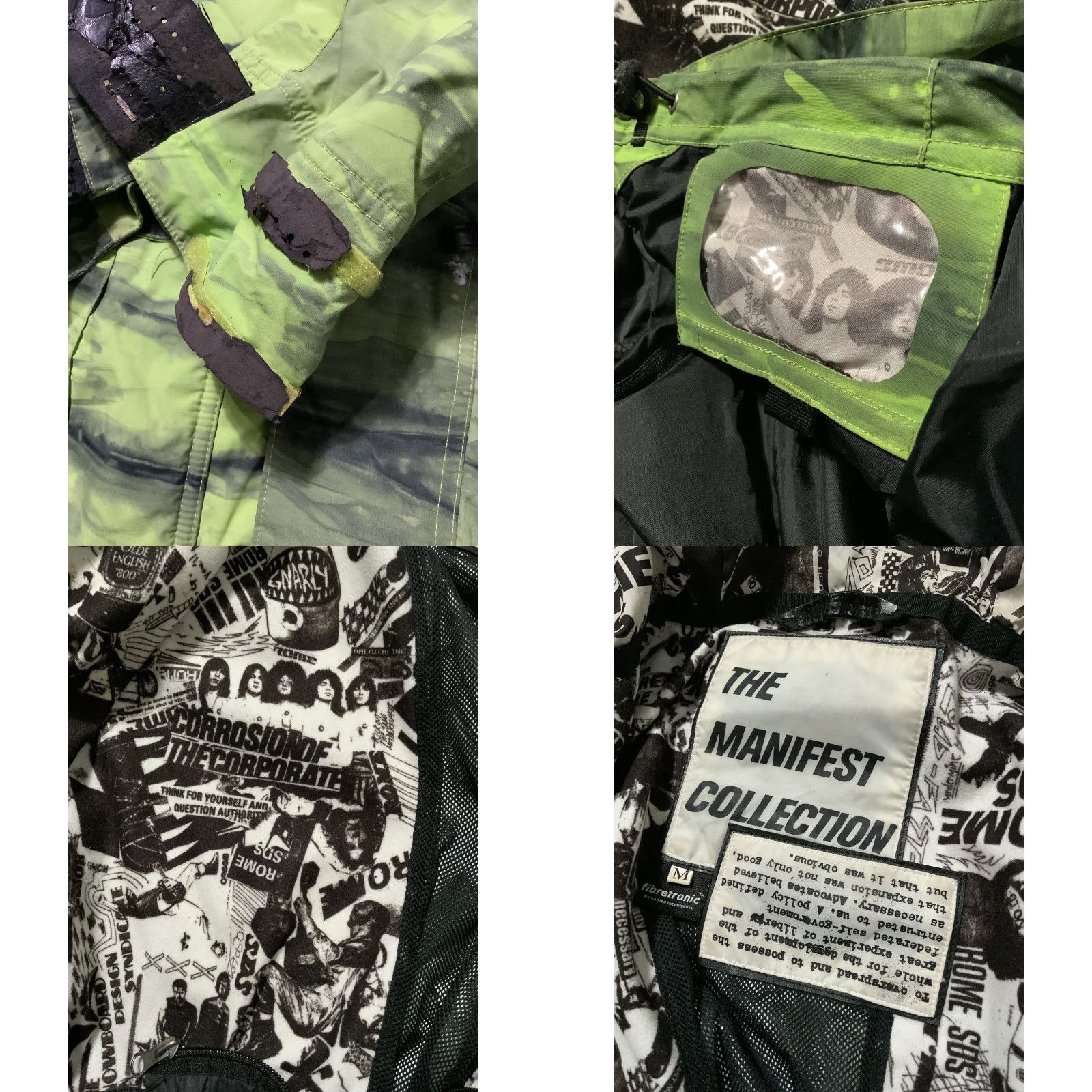 destin VINTAGE Rome SDS The Manifest Destiny Softshell Fibretronic Ski Jacket Sz. M Men Green Ski Snowboarding Jacket Size US M / EU 48-50 / 2 - 9 Thumbnail