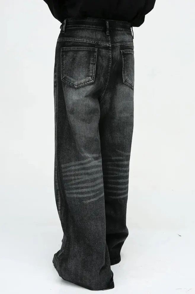 Japanese Brand Streetwear Straight Tube Wide Leg y2k Jeans Pants Size US 30 / EU 46 - 5 Thumbnail