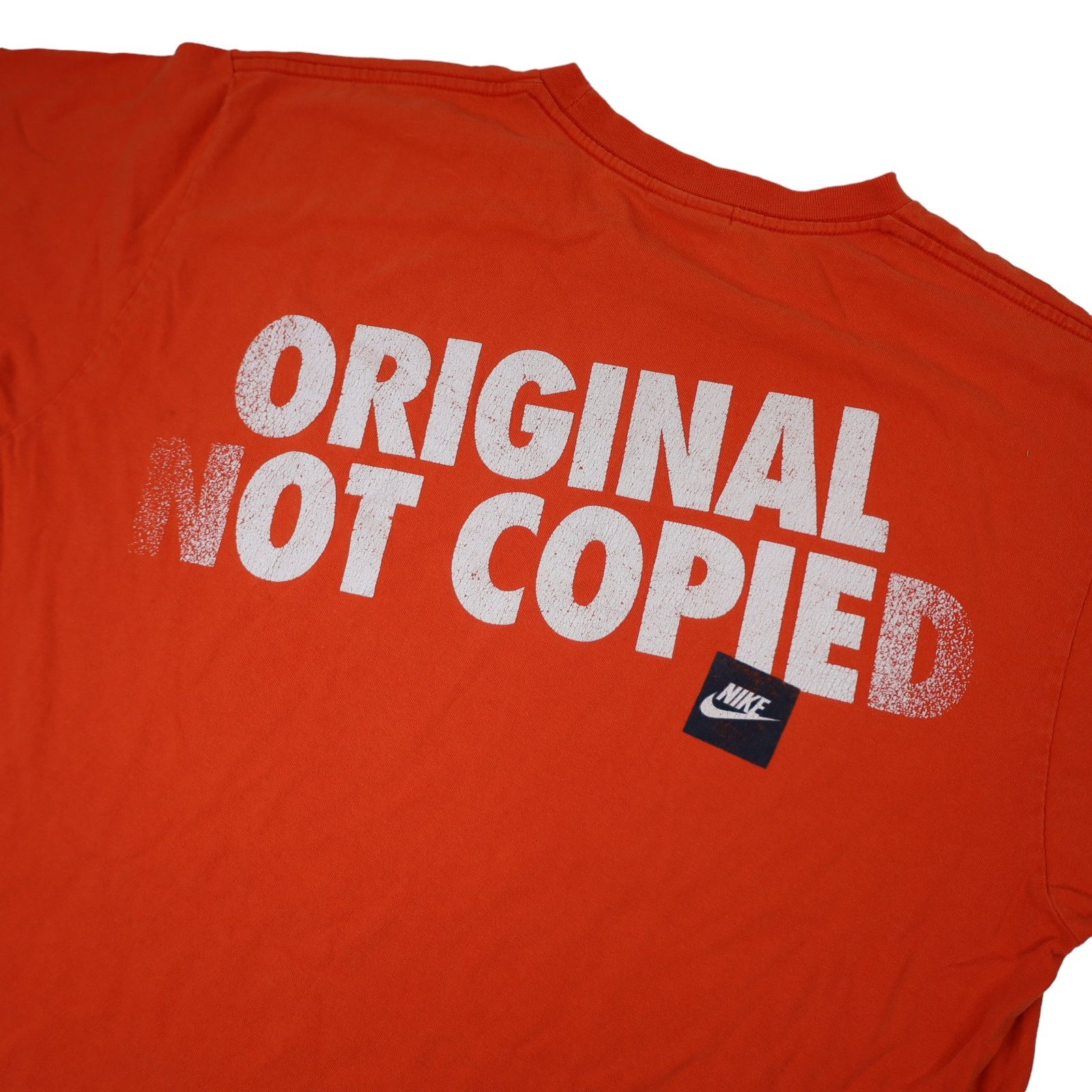 Nike × Vintage Vintage Nike "Original, Not Copied" Graphic T Shirt Size US XL / EU 56 / 4 - 8 Thumbnail