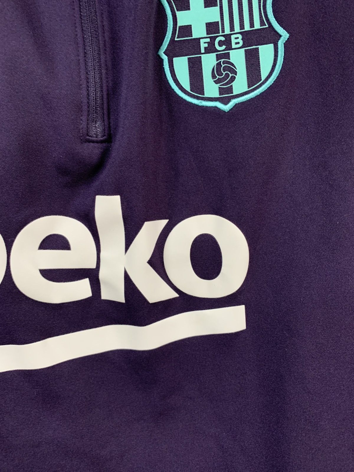Nike Barcelona 1/3 Zip Training Football Sweatshirt Nike Soccer Size US M / EU 48-50 / 2 - 8 Thumbnail
