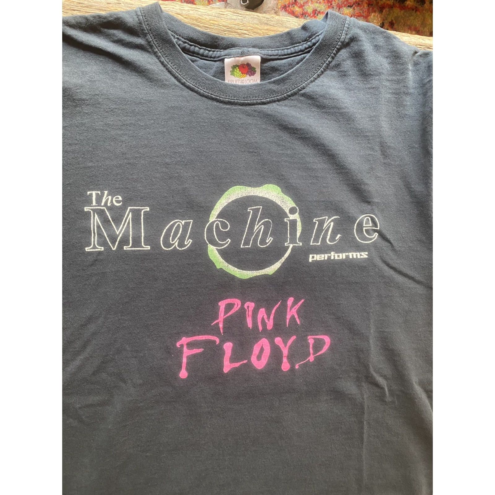 Fruit Of The Loom VINTAGE The Machine Performs Pink Floyd Tribute Tour T-Shirt Black M Shirt Men Vintage Medium M Black 80s 90s Concert Tee Size US M / EU 48-50 / 2 - 3 Thumbnail