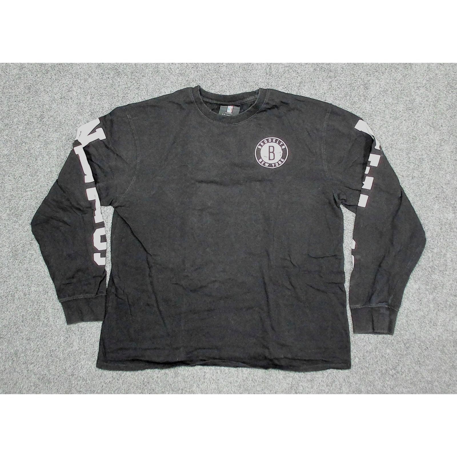 Other NBA Streetwear Boxy Oversized Brooklyn Nets Long Sleeve Tee Size US XL / EU 56 / 4 - 3 Thumbnail