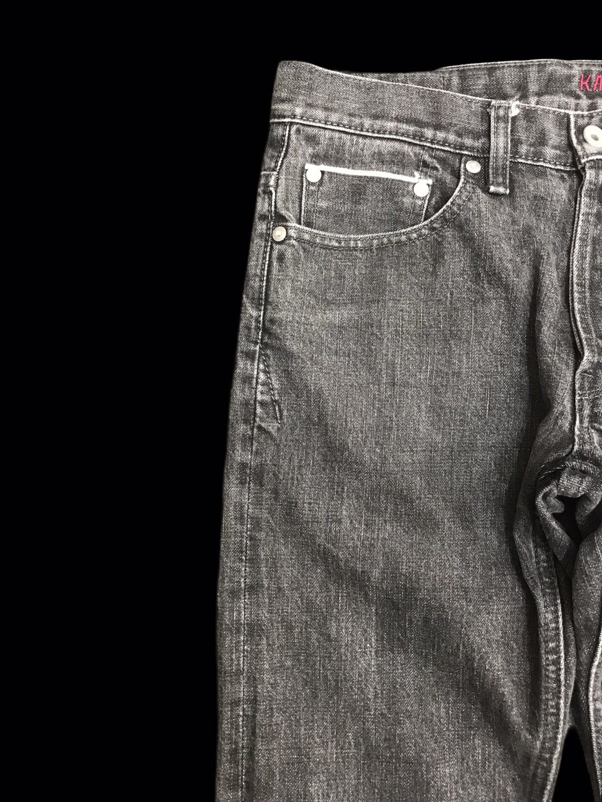 Japanese Brand × Kicking Mule Workshop KICKING MULE WORKSHOP Sturdy Slim Fit Denim F18 Size US 29 - 4 Thumbnail