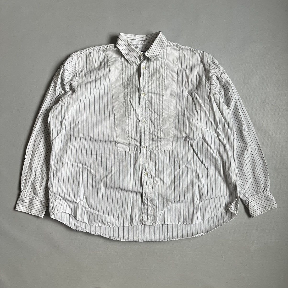 Comme des Garcons SHIRT Vintage Comme des Garcons Striped Button Up Shirt Size M / US 6-8 / IT 42-44 - 1 Thumbnail