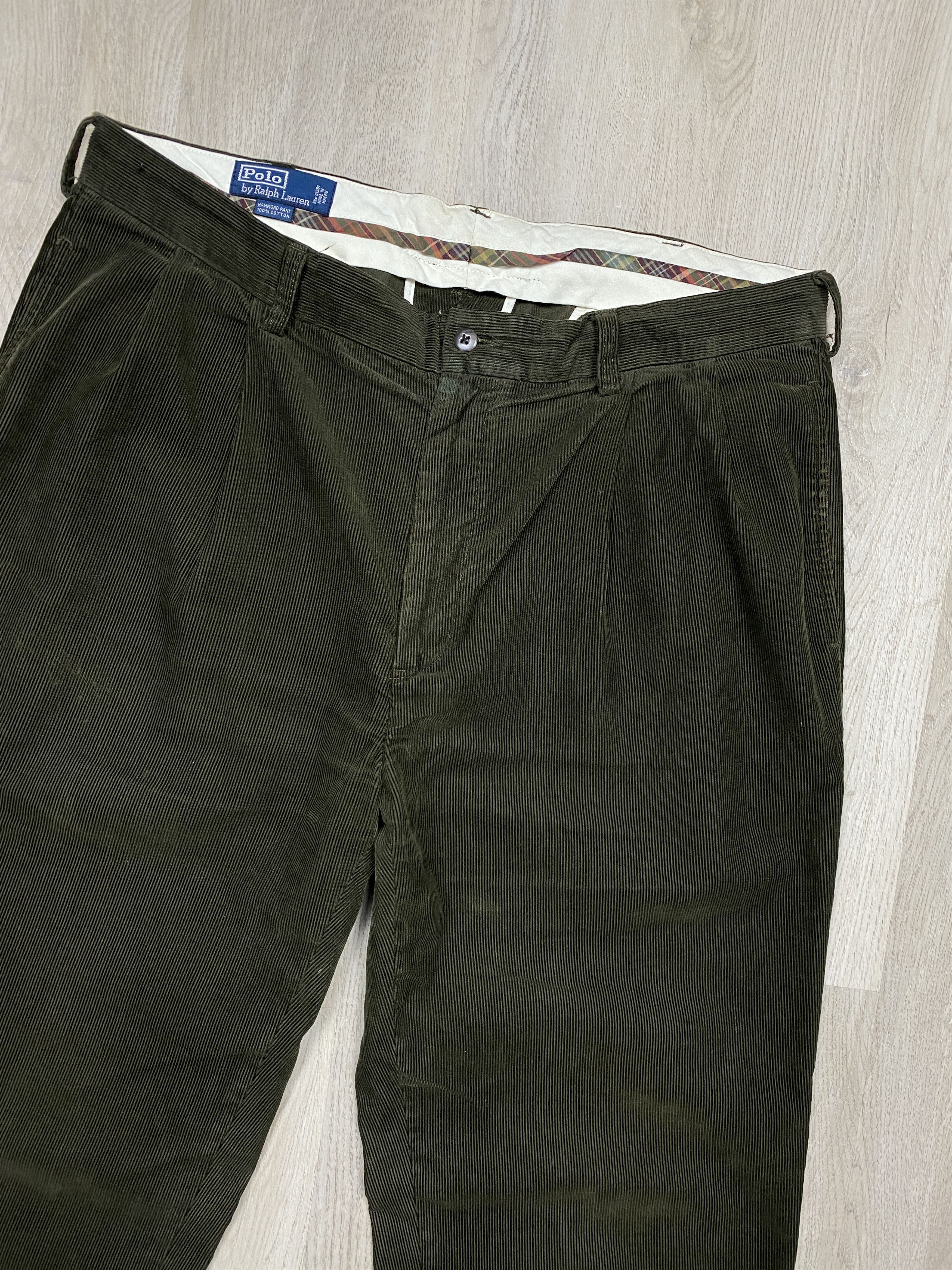 Polo Ralph Lauren Polo Ralph Lauren Vintage Mens Hammond Corduroy Pants Size US 38 / EU 54 - 2 Thumbnail