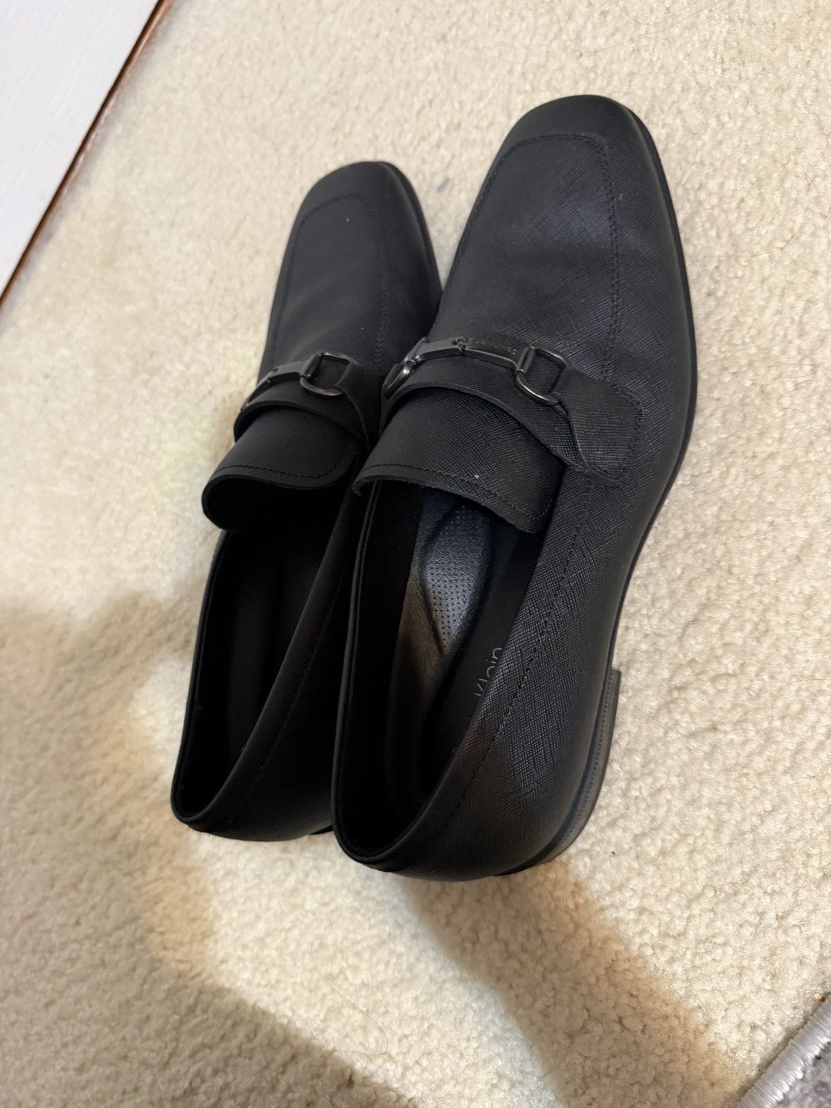 Calvin Klein Calvin Men's Malcome Slip-on Dress Shoes size 10,5 Size US 10.5 / EU 43-44 - 7 Thumbnail