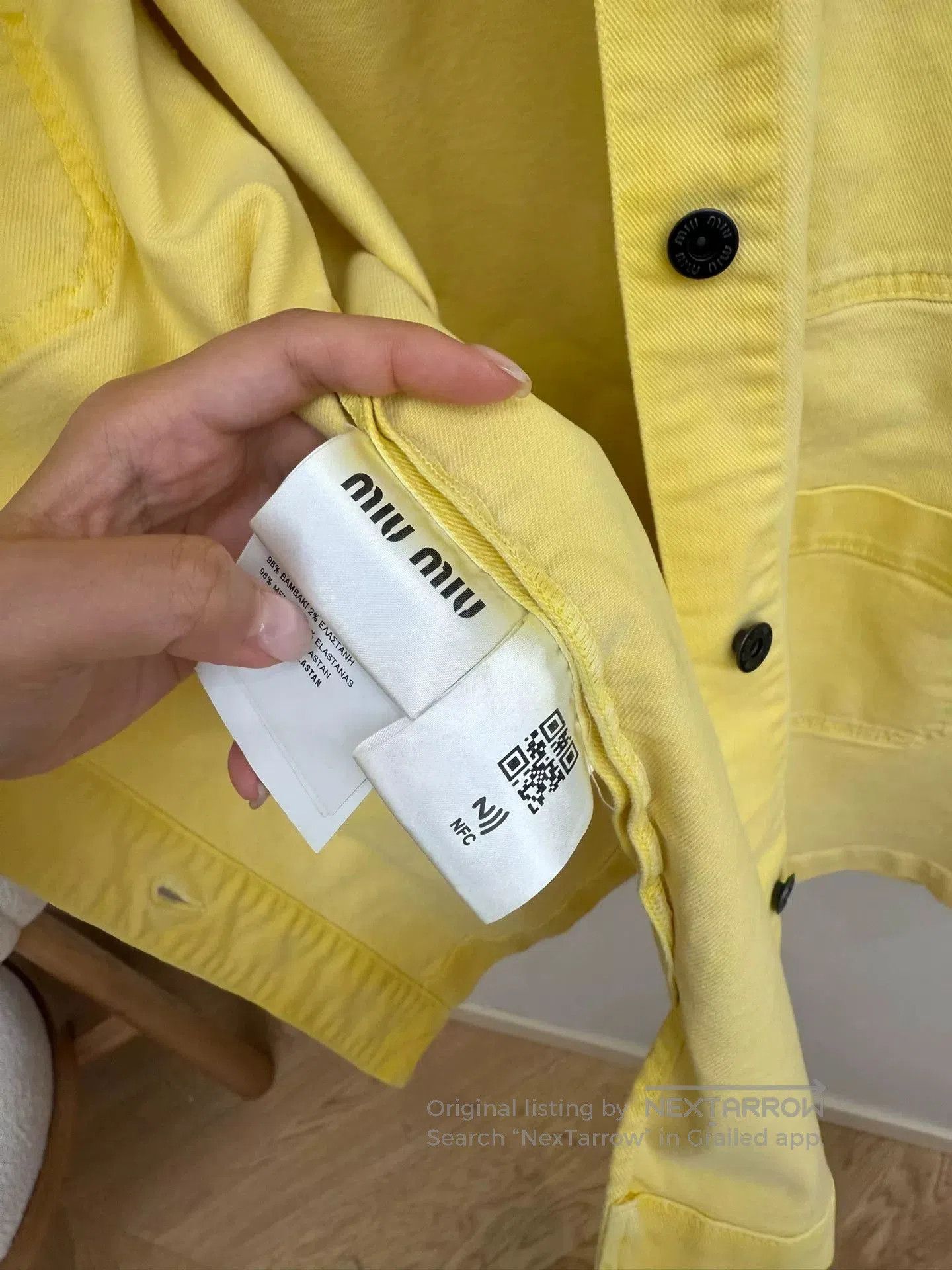 Miu Miu miumiu yellow pocket shirt size 36. Size US S / EU 44-46 / 1 - 7 Thumbnail