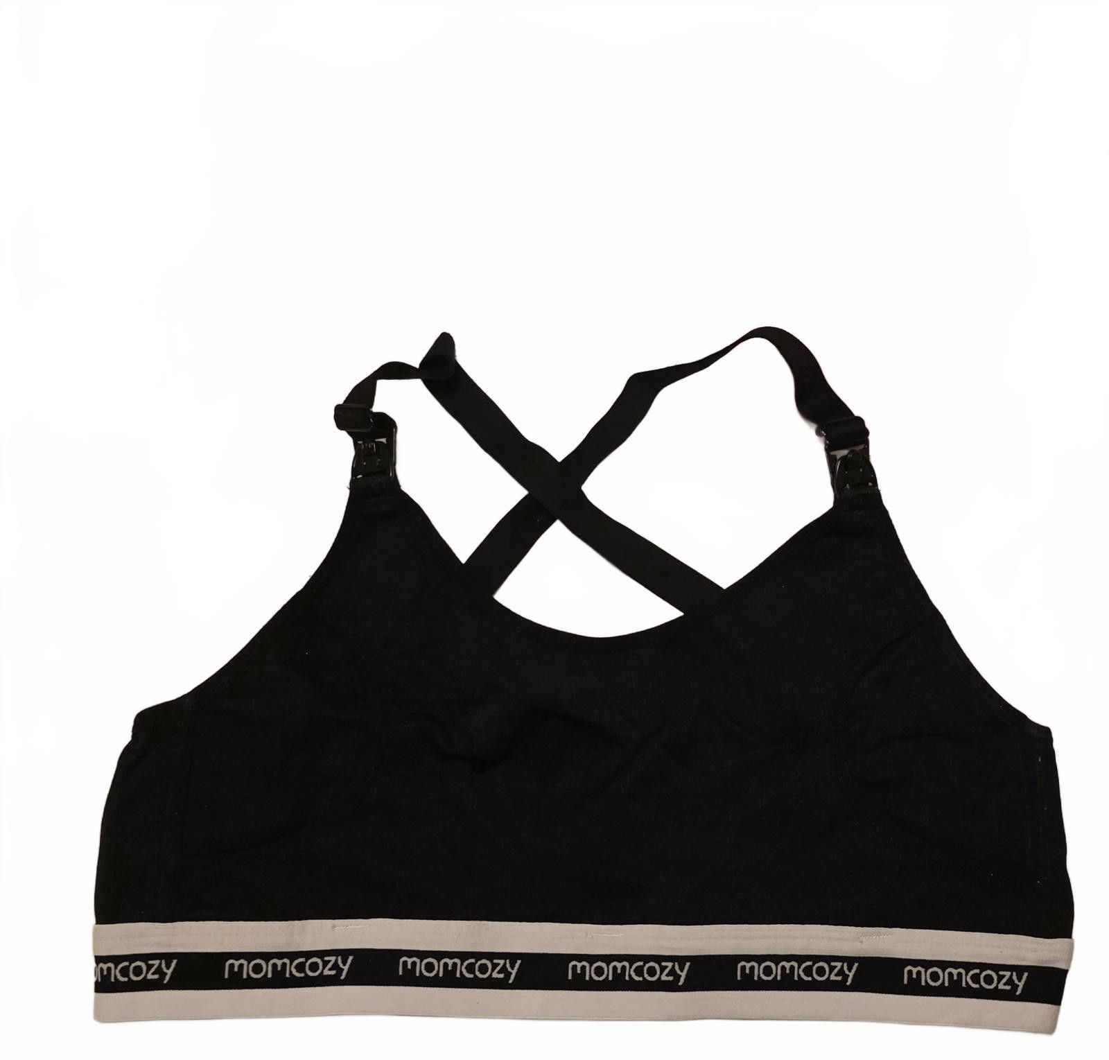 Other Momcozy Black Nursing Bra with Adjustable Straps, Size M Size ONE SIZE - 1 Thumbnail