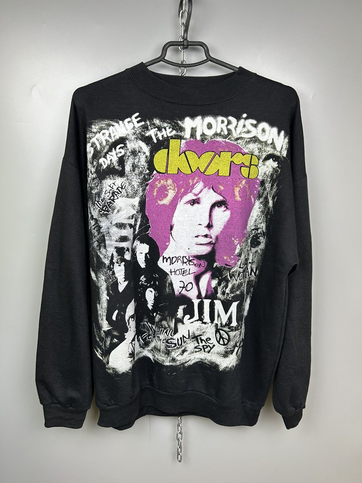 Vintage 1990 Jim Morrison The Doors Full Graphic Sweatshirt