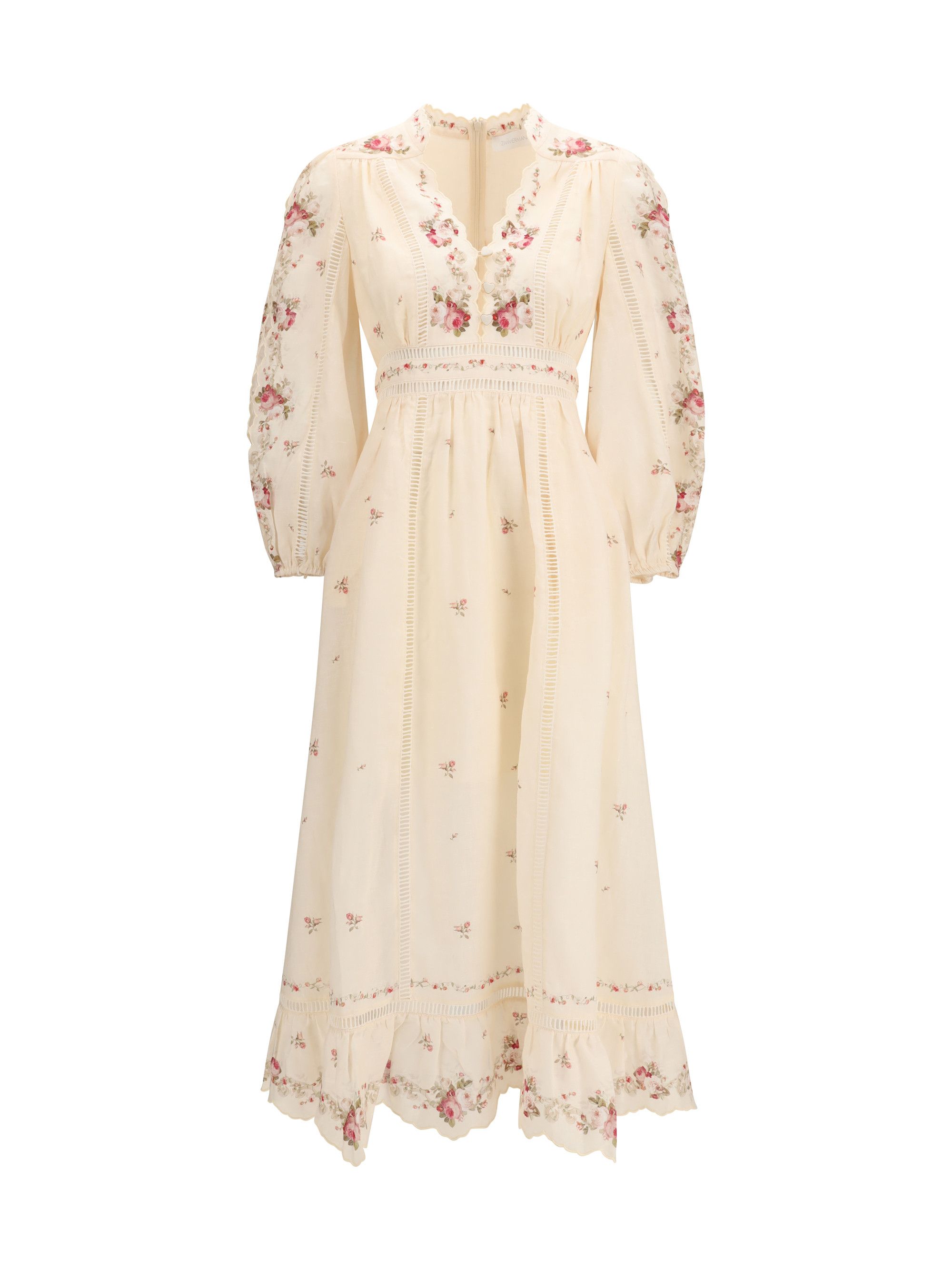 Zimmermann Patience plunging midi Dress Size M / US 6-8 / IT 42-44 - 1 Thumbnail
