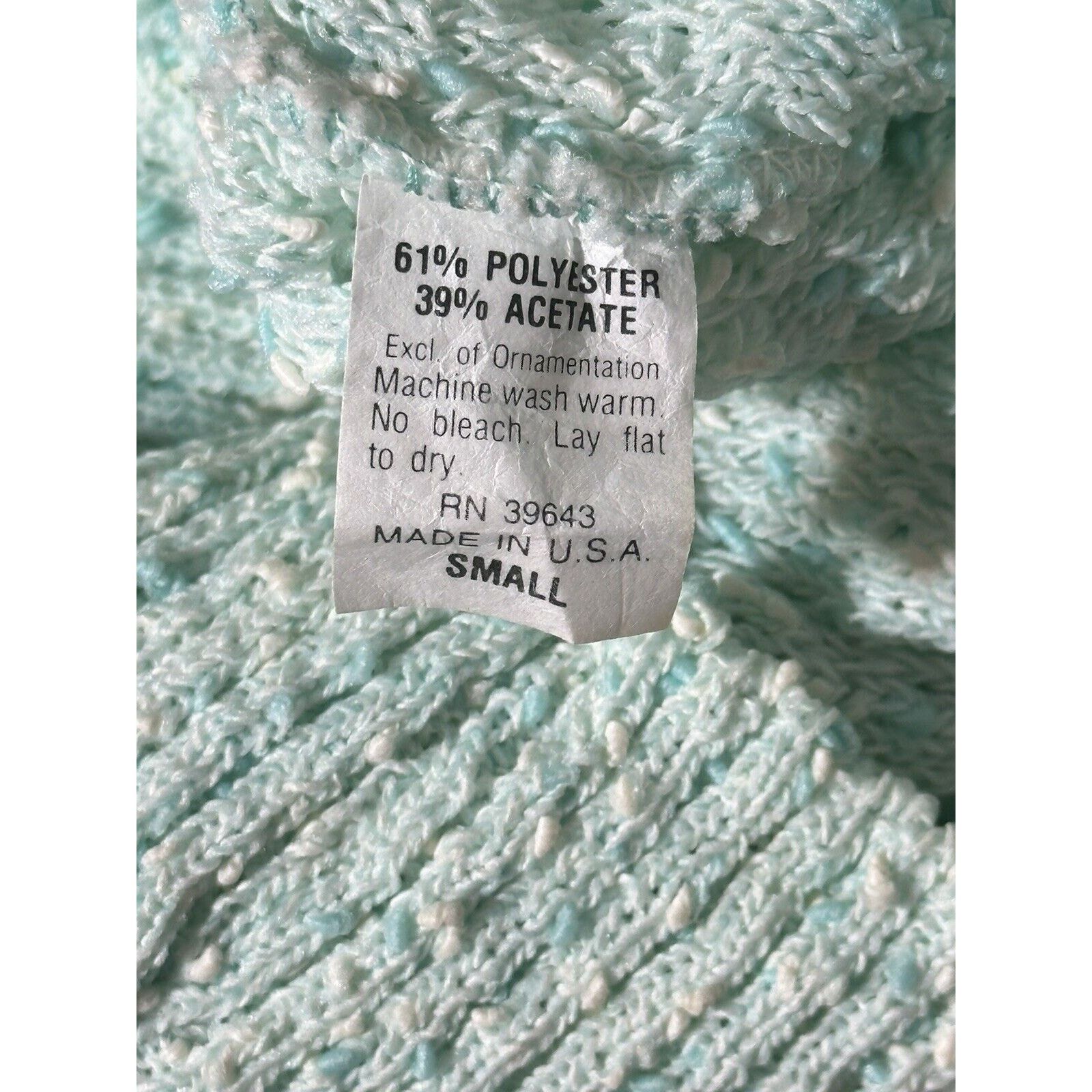 Other Vintage 80s Popcorn Sweater Women S Soft Girl Mermaid Size S / US 4 / IT 40 - 6 Thumbnail