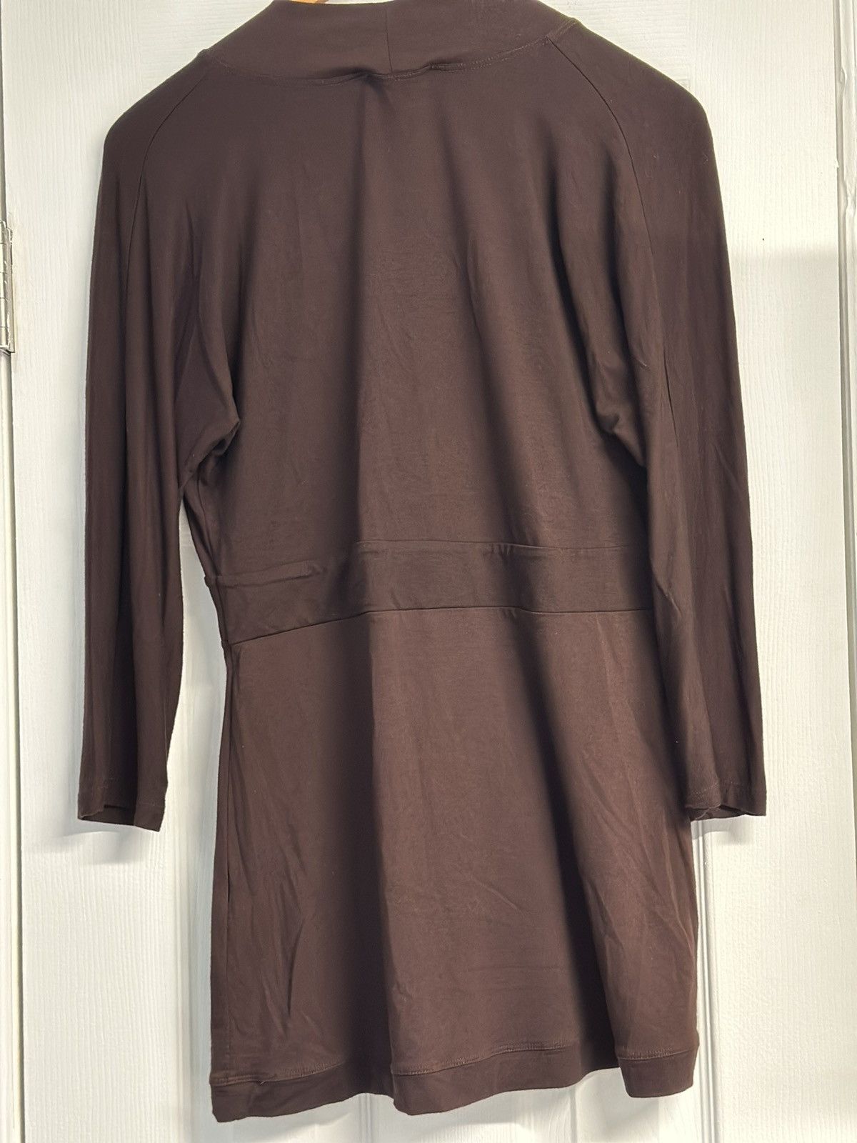 Other Vintage Vertigo Brown Blouse Size L / US 10 / IT 46 - 4 Thumbnail