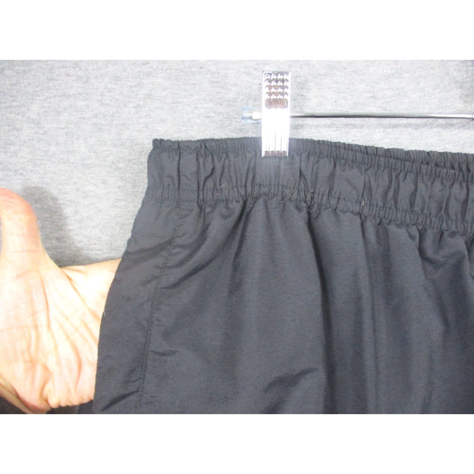 Nike Vtg Nike Track Pants Men 2XL Black Wide-Leg Basketball Zip Ankle Pants Size US 39 - 2 Thumbnail