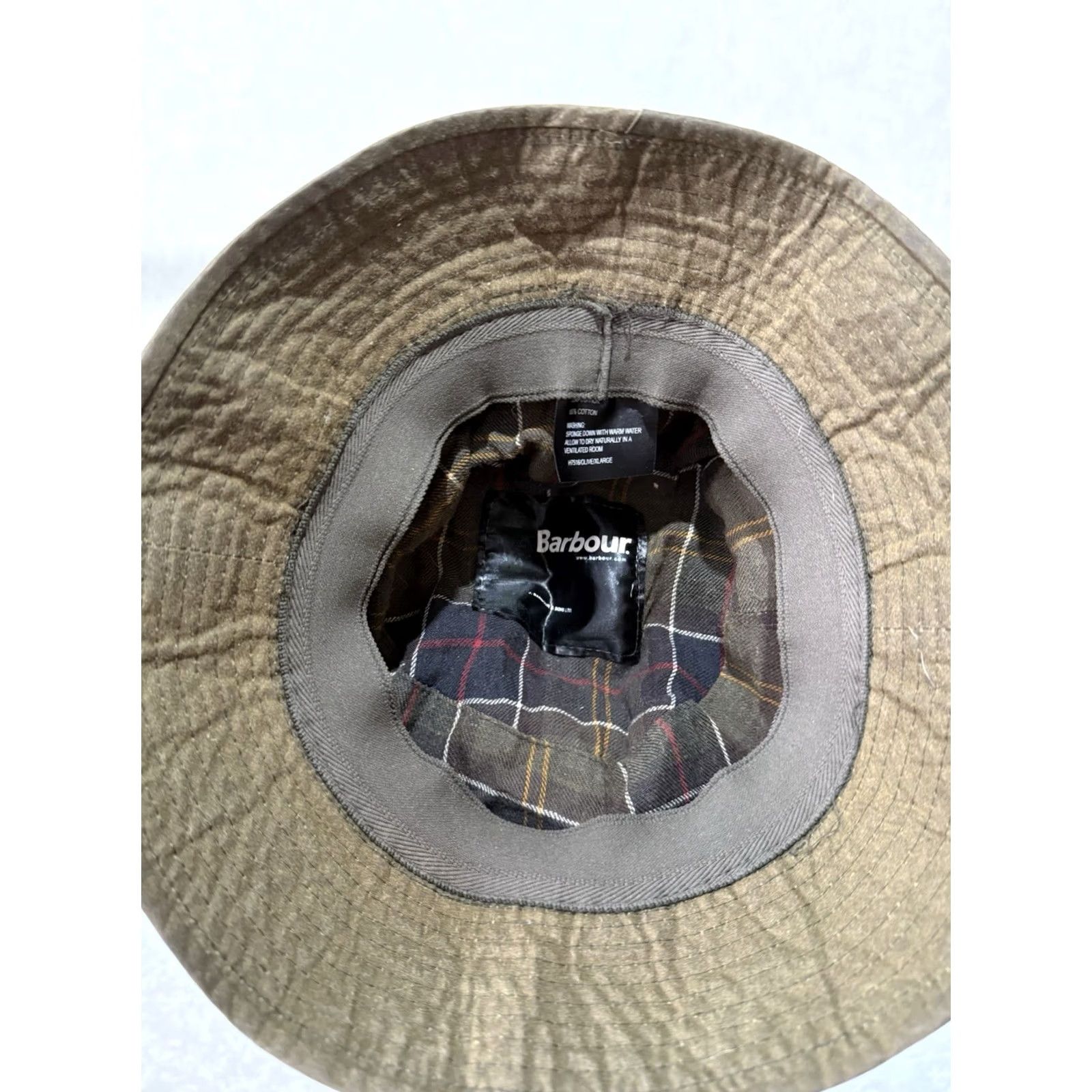 Barbour VINTAGE Barbour Waxed Panama Hat Outdoor Brown One Size Adults Mens Panama Hat Brown Barbour Waxed Hat Outdoor Vintage Barbour Panama Hat Size ONE SIZE - 5 Thumbnail