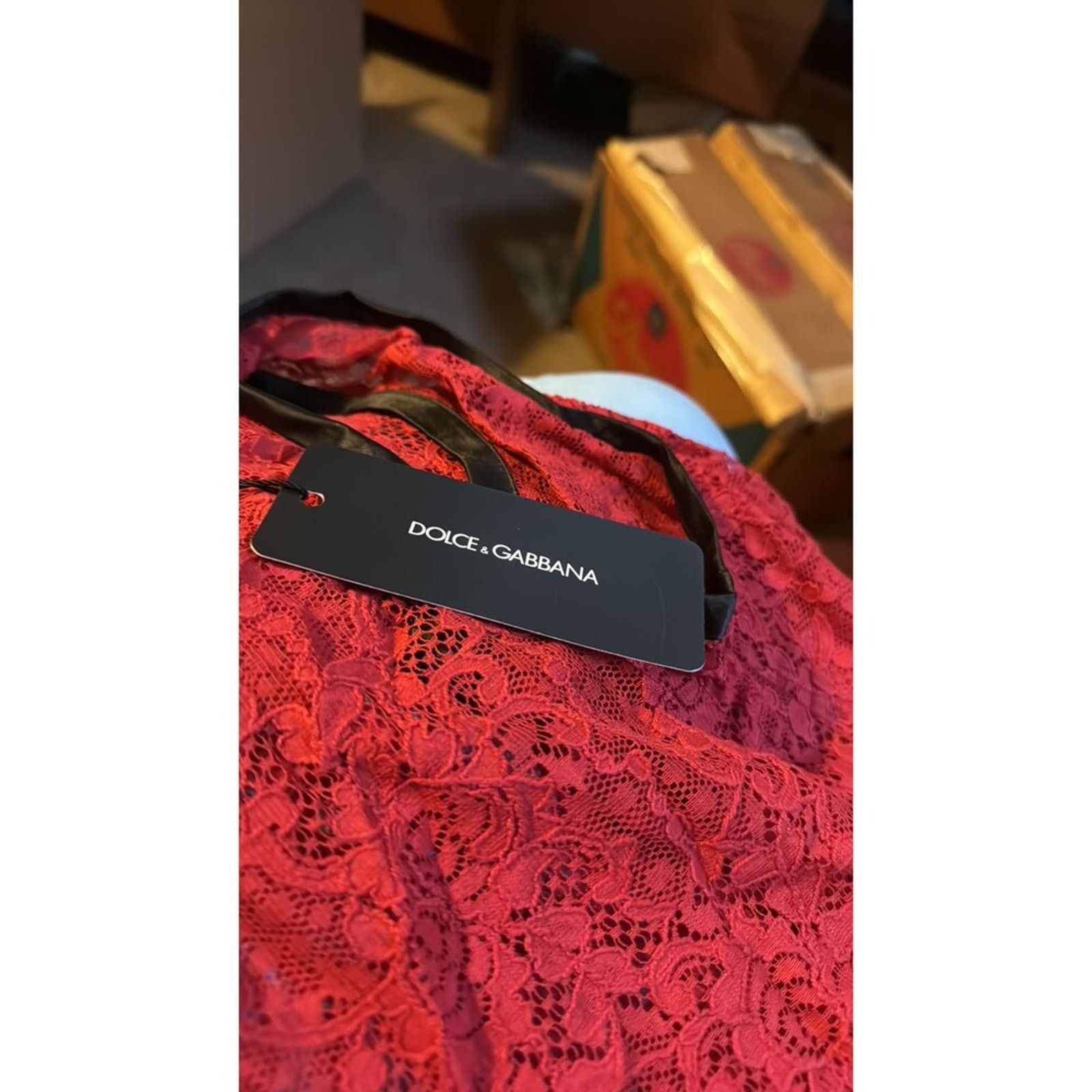 Dolce & Gabbana Dolce & Gabbana Sleeveless lace top red size 8 Size M / US 6-8 / IT 42-44 - 10 Thumbnail