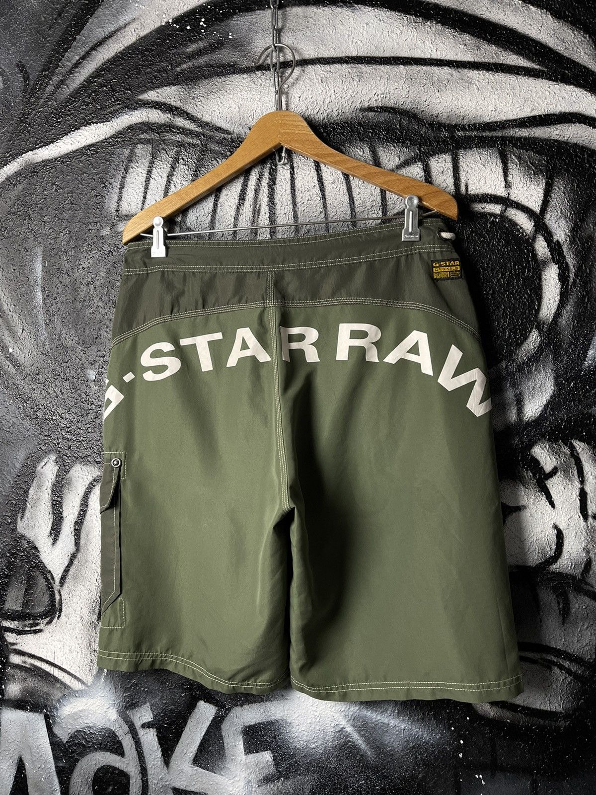 G-Star G Star RAW Lightweight Swimming Shorts Big Logo Men’s Size M Size US 32 / EU 48 - 5 Thumbnail