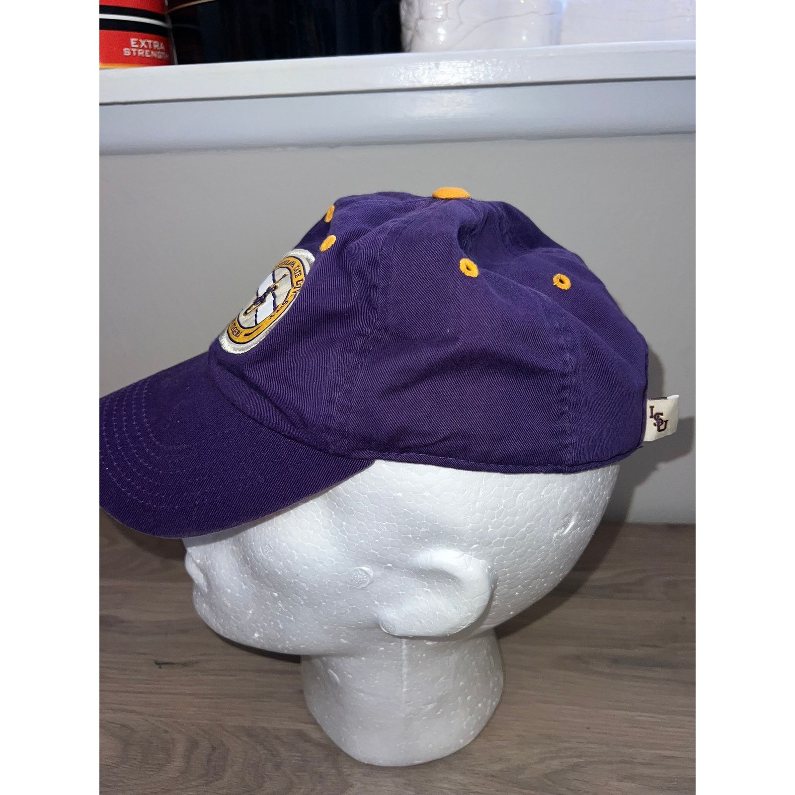 NCAA NCAA LSU Hat Silver Series Fighting Tigers Cap Headwear OS Size ONE SIZE - 3 Thumbnail