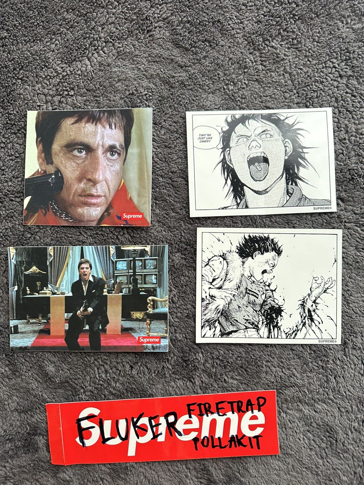 SUPREME ポストカードセット 5枚 AKIRA OVERFIEND SUPREME ポストカードセット 5枚 AKIRA OVERFIEND SUPREME