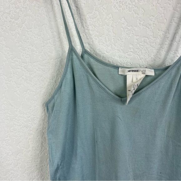 Vanessa Bruno Vanessa Bruno Cotton V Neck Tank Size M / US 6-8 / IT 42-44 - 2 Thumbnail
