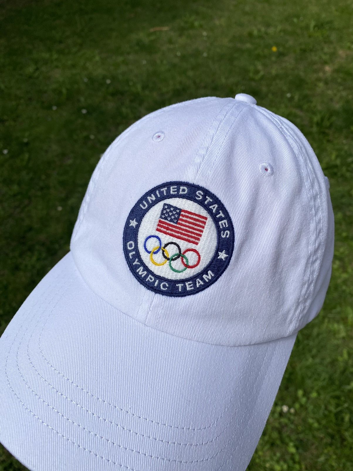 Polo Ralph Lauren × Vintage Vintage Polo Ralph Lauren USA Olympic Team Cap Hat Size ONE SIZE - 5 Thumbnail