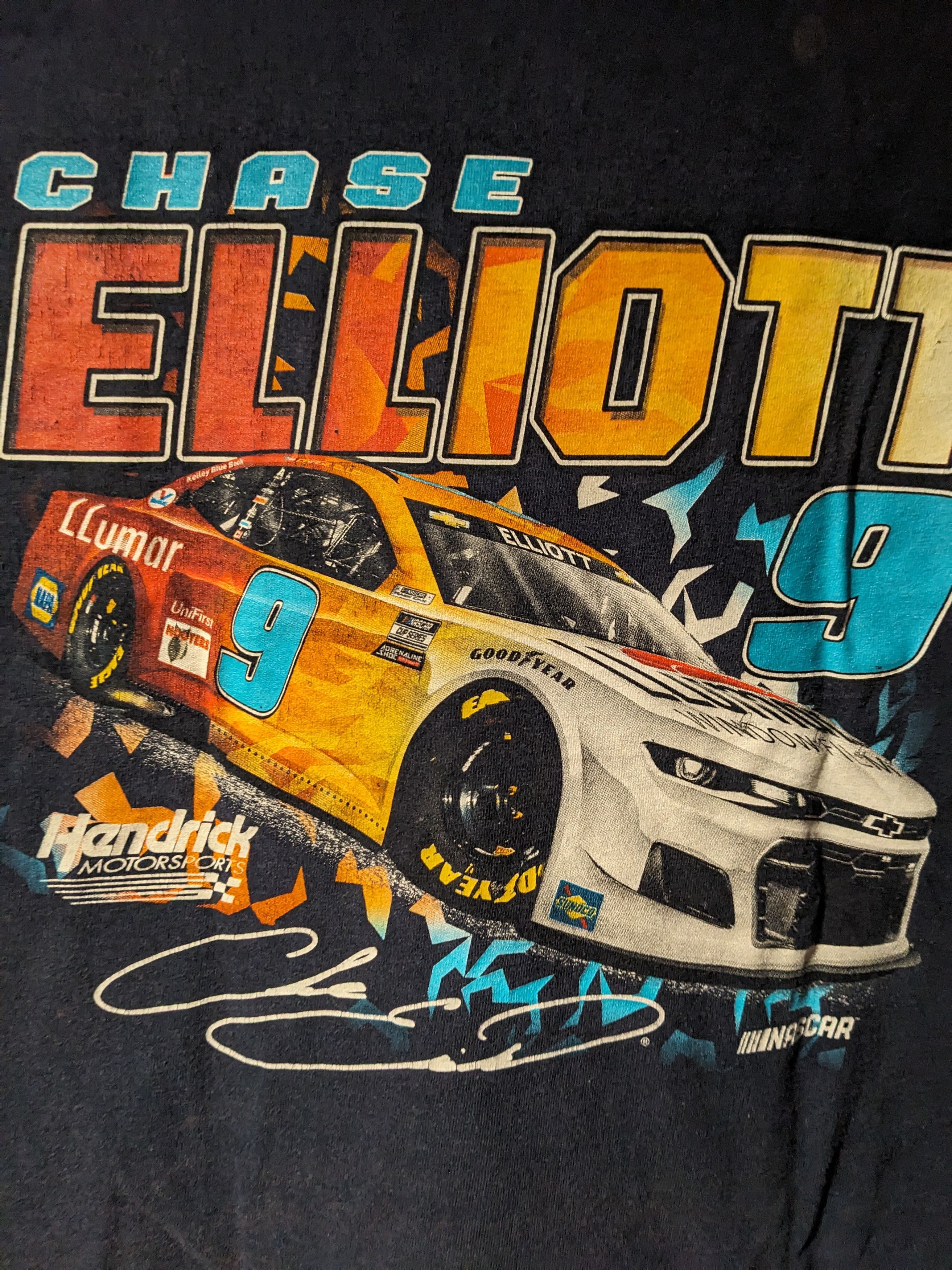 NASCAR Vintage 2010s Chase Elliott Nascar Chase Authentic T-Shirt Size US XXL / EU 58 / 5 - 2 Thumbnail