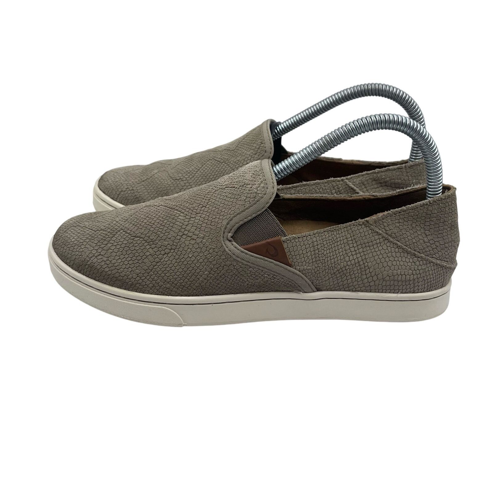 Olukai Olukai Pehuea Slip On Loafers Clay Brown Leather Womens 7.5 Size US 7.5 / IT 37.5 - 1 Thumbnail