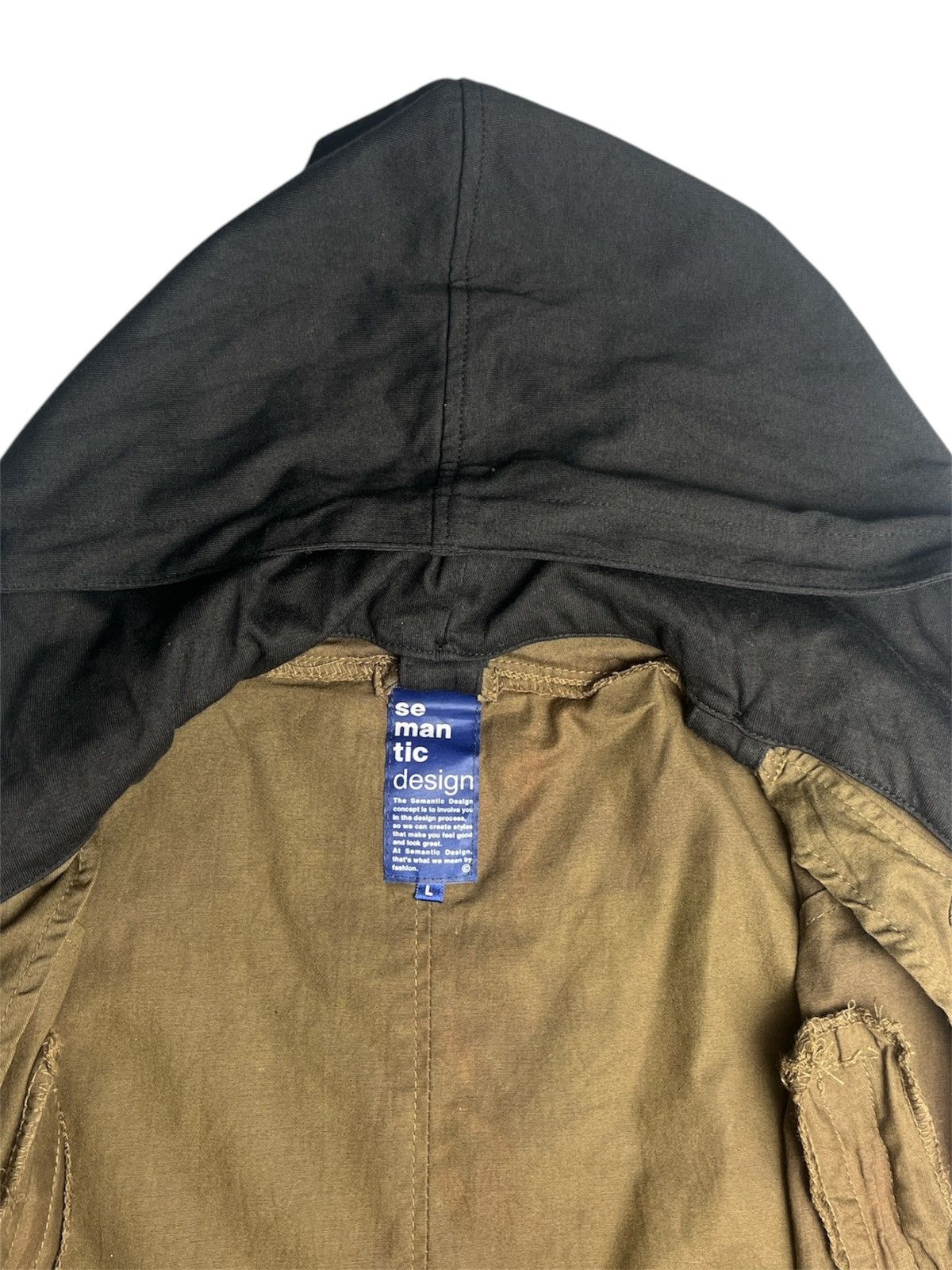 If Six Was Nine × Japanese Brand × Le Grande Bleu (L.G.B.) Semantic Design Removable Hooded Sleeveless Jacket/Vest Size US L / EU 52-54 / 3 - 7 Thumbnail