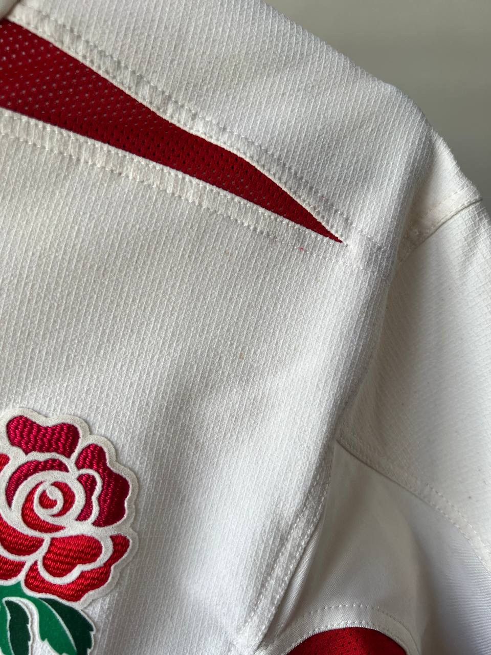 Vintage 2003/4 ENGLAND TEAM HOME RUGBY UNION NIKE JERSEY SHIRT SZ M Size US L / EU 52-54 / 3 - 4 Thumbnail