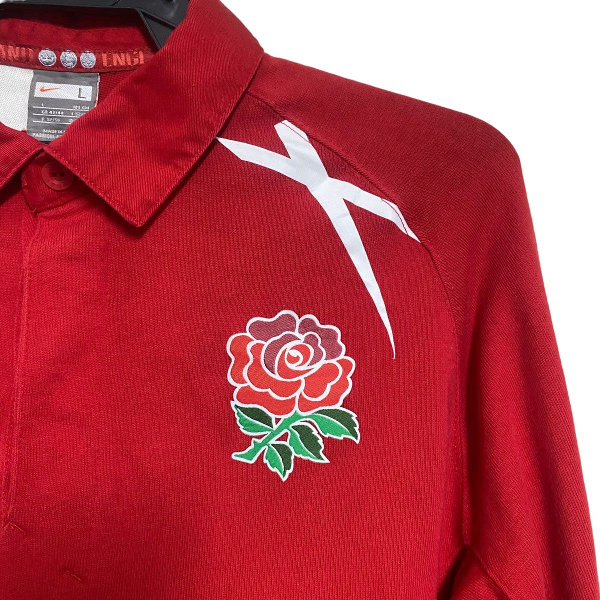 Nike Vintage Nike Rugby England Jersey Size US L / EU 52-54 / 3 - 8 Thumbnail