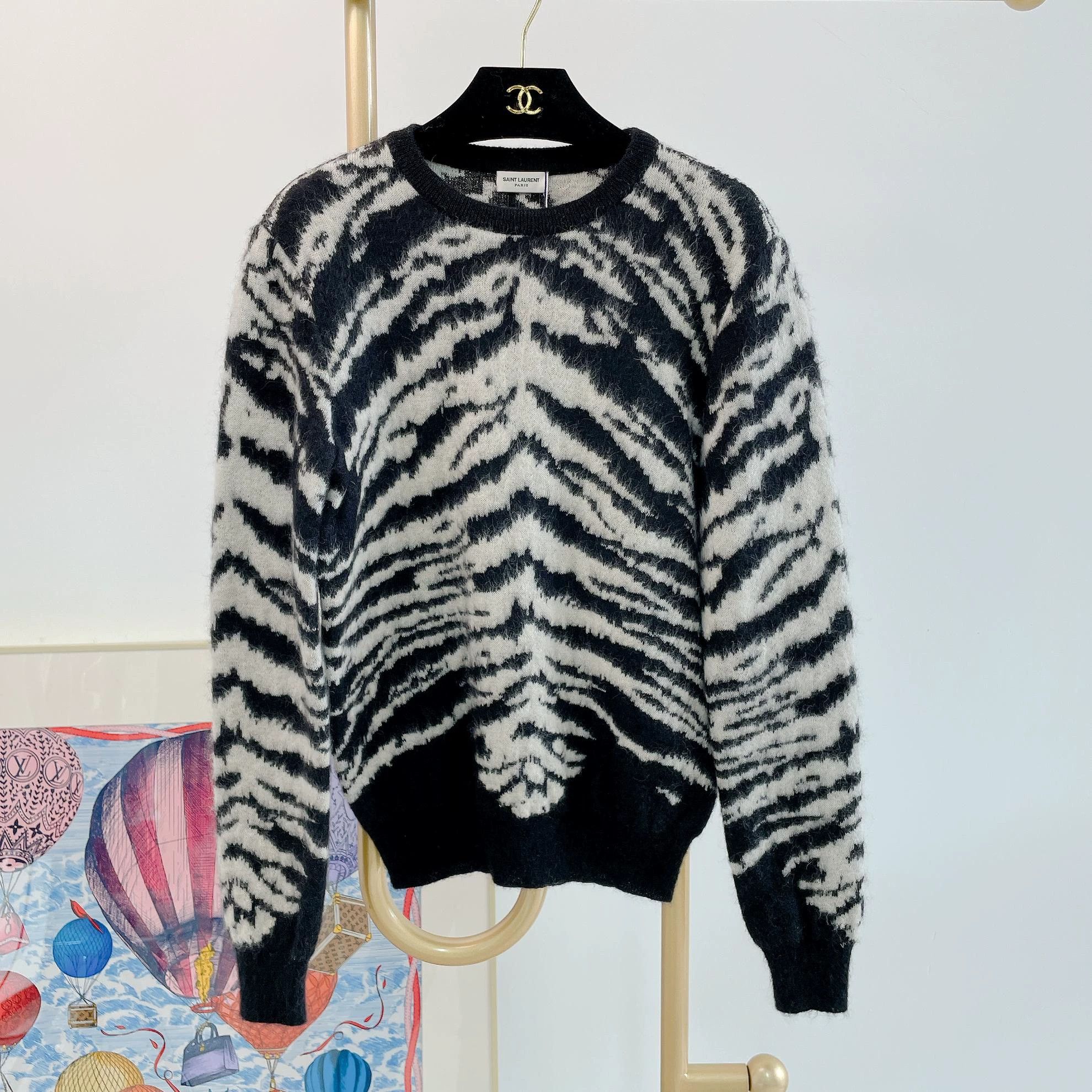 SAINT LAURENT crewneck top