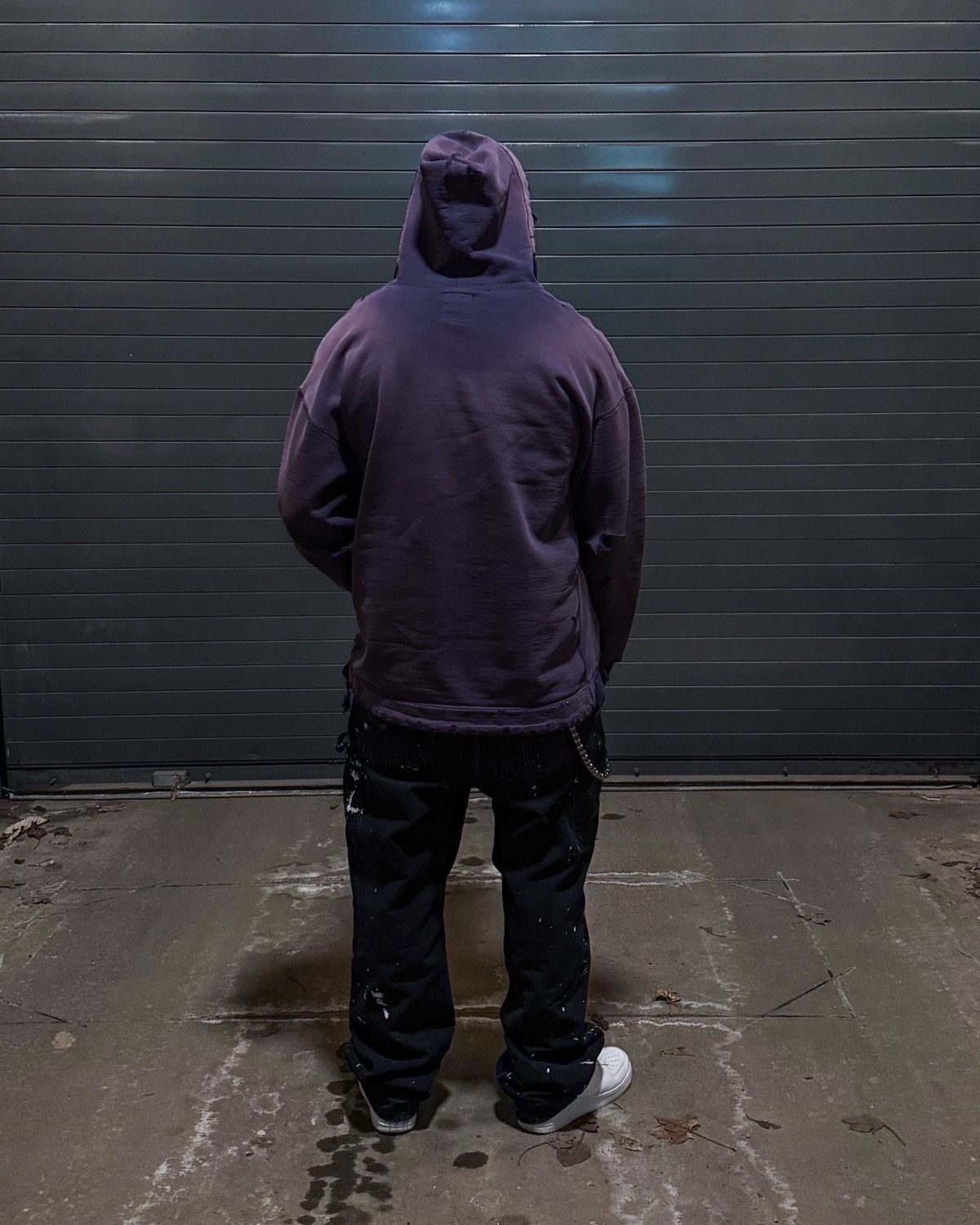 Russell Athletic VINTAGE 80'S THRASHED FADED PURPLE RUSSELL HOODIE Size US XL / EU 56 / 4 - 7 Thumbnail