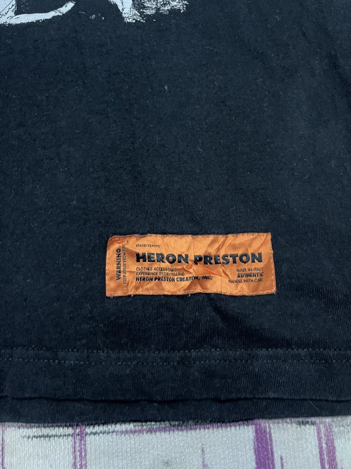 Heron Preston VTG SS18 HERON PRESTON DEATH OF A PALE HORSE TEE VERY RARE Size US XXS / EU 40 - 5 Thumbnail