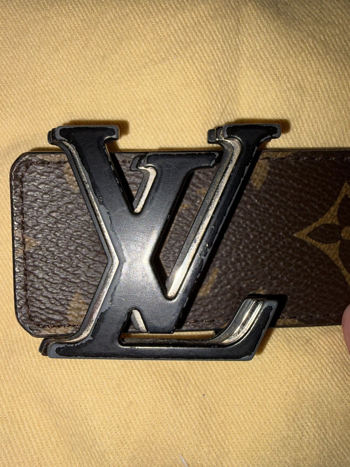 Louis Vuitton Brown Louis Vuitton Monogram Reversible Belt Size 34 - 2 Thumbnail