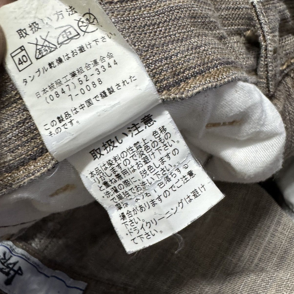 Japanese Brand LBRD Striped Denim Baggy Jeans Size US 30 / EU 46 - 22 Thumbnail
