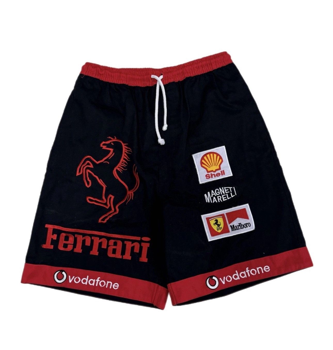 Ferrari Vintage Ferrari Vodafone Shell Marlboro 90S Red Shorts Size US 32 / EU 48 - 2 Thumbnail