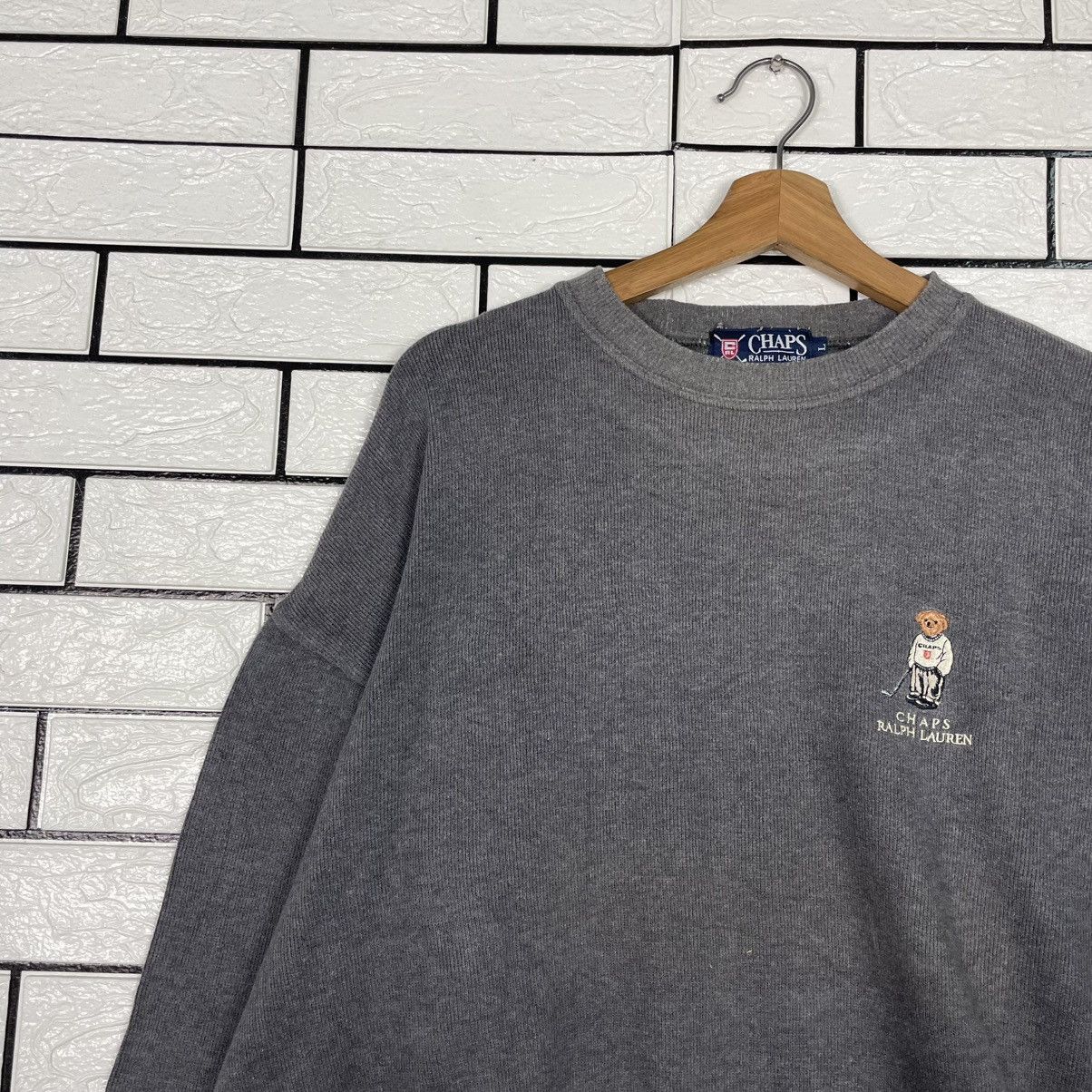 Chaps Ralph Lauren Chaps Ralph Lauren Polo Bear Crewneck Sweatshirt Size US L / EU 52-54 / 3 - 6 Thumbnail