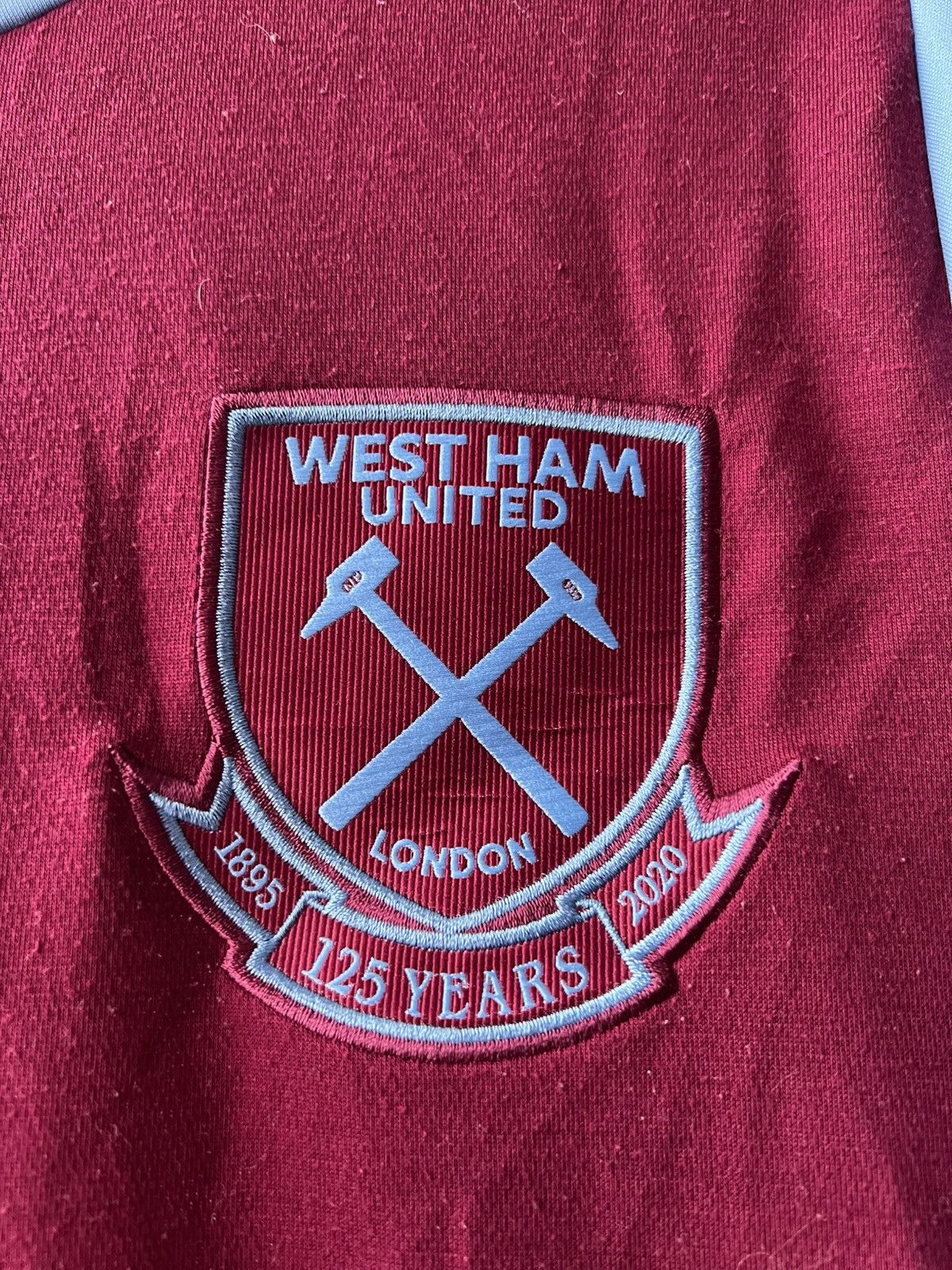 Umbro 2020/21 WEST HAM UNITED 125 Years SOCCER JERSEY SHIRT UMBRO Size US XL / EU 56 / 4 - 7 Thumbnail