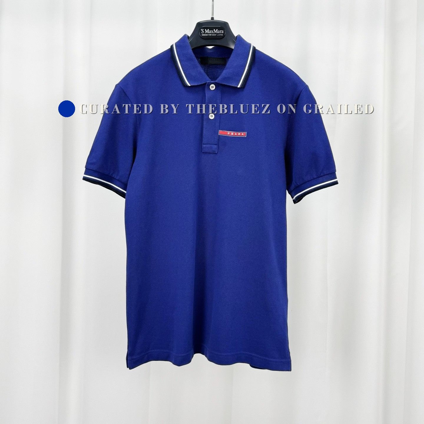 Prada Prada Printed Logo Polo Short Sleeve Size US S / EU 44-46 / 1 - 1 Thumbnail